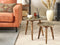 Beliani CHANPI - Coffee table set - Dark wood color - Mango wood