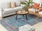 Beliani KANSU - Short pile rug - Blue - 160 x 230 cm - Cotton