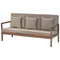 Beliani PATAJA - Lounge set - Dark wood color - Acacia wood