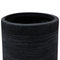 Beliani SAMOS - Flowerpot - Black - 34 cm - Clay-fiber mixture