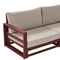 Beliani TIMOR - Garden bench - Mahogany - FSC® certified acacia wood