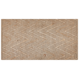 Beliani DADAY - Jute rug - Beige - 80 x 150 cm - Jute