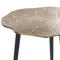 Beliani MUNNAR - Side table - Gold - Aluminum