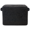 Beliani DHADAR - Pouf - Black - Jute