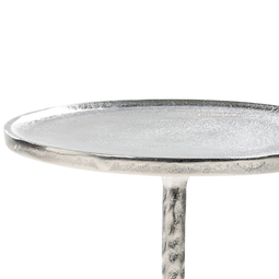 Beliani MEDA - Side table - Silver - Aluminum