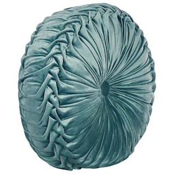 Beliani UDALA - Decorative cushion - Blue - Velvet