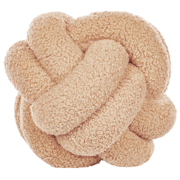 Beliani MALNI - Decorative cushion set of 2 - Beige - Bouclé