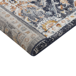 Beliani MALISHKA - Vintage rug - Blue - 200 x 300 cm - Polypropylene