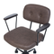 Beliani ALGERITA - Office chair - Dark brown - Faux leather