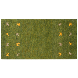 Beliani YULAFI - Modern rug - Green - 80 x 150 cm - Wool