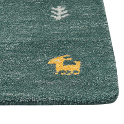 Beliani CALTI - Modern rug - Green - 200 x 300 cm - Wool