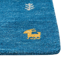 Beliani CALTI - Modern rug - Blue - 160 x 230 cm - Wool
