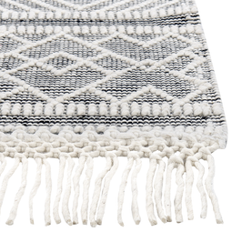 Beliani KAVAK - Modern rug - Black - 160 x 230 cm - Wool