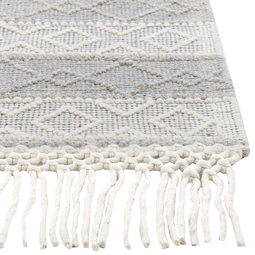 Beliani TONYA - Modern rug - Gray - 160 x 230 cm - Wool