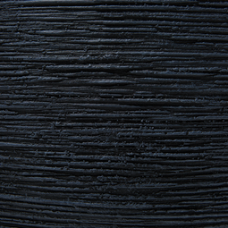 Beliani ZAKROS - Flowerpot - Black - 50 cm - Clay-fiber mixture