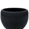 Beliani ZAKROS - Flowerpot - Black - 50 cm - Clay-fiber mixture