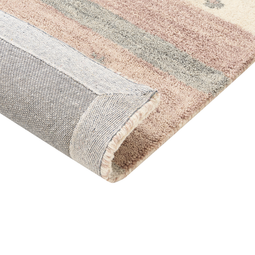 Beliani KARLI - Modern rug - Beige - 140 x 200 cm - Wool