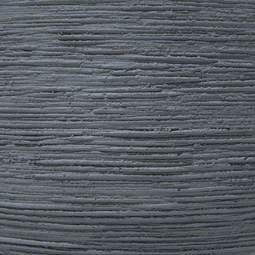 Beliani ZAKROS - Flowerpot - Gray - 50 cm - Clay-fiber mixture