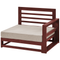 Beliani TIMOR - 4-seater lounge set - Mahogany brown - Acacia wood