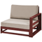 Beliani TIMOR - Garden bench 3-seater - Mahogany brown - Acacia wood