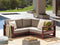 Beliani TIMOR - Garden bench 2-seater - Mahogany brown - Acacia wood