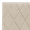 Beliani ROCHEFORT - Tweepersoonsbed - Beige - 180 x 200 cm - Fluweel