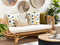 Beliani SPRUCE - Decorative cushion set of 2 - Multicolor - 45 x 45 cm - Cotton