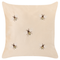 Beliani TALINUM - Decorative cushion set of 2 - Beige - 45 x 45 cm - Polyester