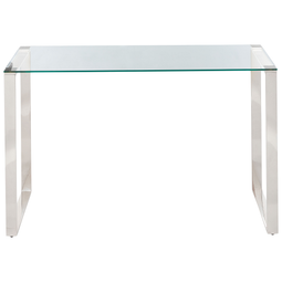 Beliani TILON - Side table - Silver - Safety glass