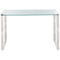 Beliani TILON - Side table - Silver - Safety glass