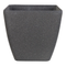 Beliani ZELI - Flowerpot set of 2 - Gray - 34 cm - Stone mix
