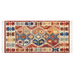 Beliani VANASHEN - Kilim rug - Multicolor - 80 x 150 cm - Wool