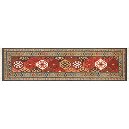 Beliani URTSADZOR - Kilim rug - Multicolor - 80 x 300 cm - Wool
