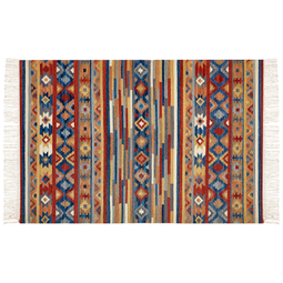 Beliani NORAKERT - Kilim rug - Multicolor - 200 x 300 cm - Wool