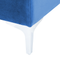 Beliani EVJA - Corner piece - Blue - Velvet