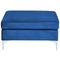 Beliani EVJA - Corner sofa - Blue - Left side - Velvet
