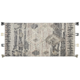 Beliani ARATASHEN - Kilim rug - Gray - 80 x 150 cm - Wool