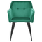 Beliani JASMIN - Dining room chair set of 2 - Green - Velvet