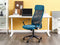 Beliani PIONEER - Office chair - Blue - Polyester