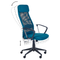 Beliani PIONEER - Office chair - Blue - Polyester