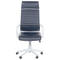 Beliani LEADER - Office chair - Gray - Faux leather