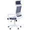 Beliani LEADER - Office chair - Gray - Faux leather