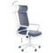 Beliani LEADER - Office chair - Gray - Faux leather
