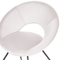 Beliani RACHEL - Armchair - Beige - Velvet