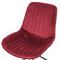 Beliani NAVASOTA - Dining room chair set of 2 - Red - Velvet