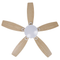 Beliani LOGAN - Ceiling fan - White - Iron