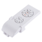 Beliani LOGAN - Ceiling fan - White - Iron