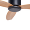Beliani MALAD - Ceiling fan - Black - Iron