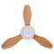 Beliani MUDDY - Ceiling fan - Brown - Iron