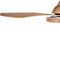 Beliani MUDDY - Ceiling fan - Brown - Iron